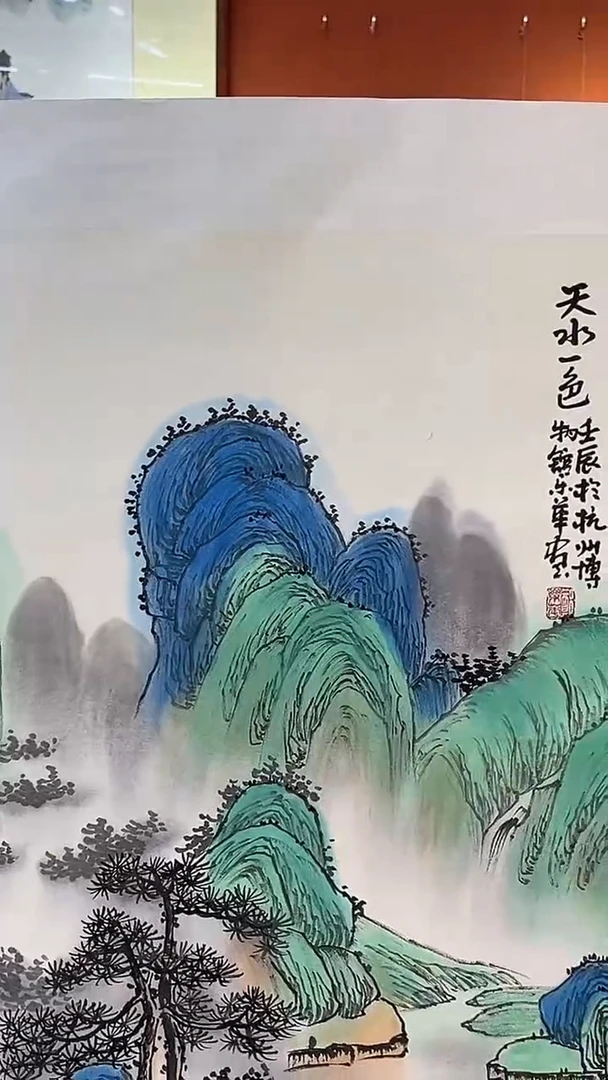 国画郑乐华手绘绘画作品27-4