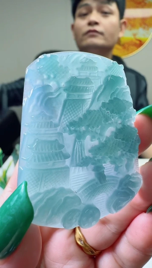 翡翠未镶嵌颈饰多样性随机发其一