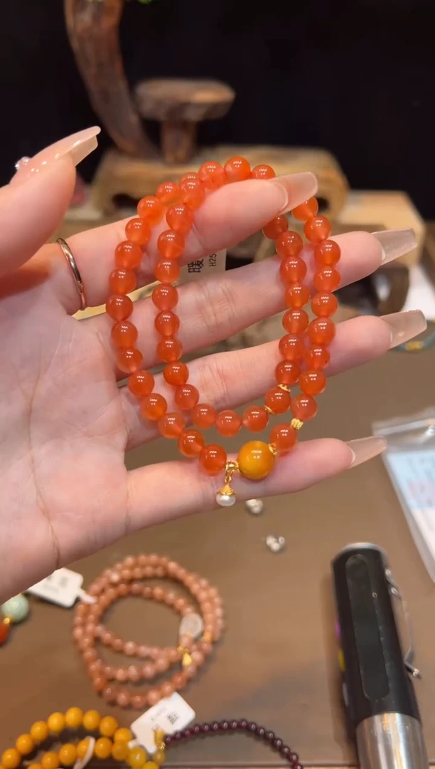 【闪购商品】南红玛瑙手饰未镶嵌手饰@@H2504