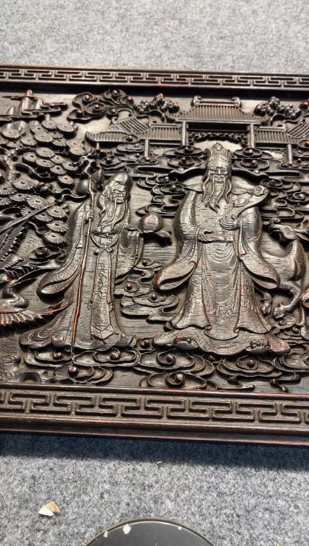 【闪购商品】花梨木类拆件雕刻板 以直播间截图为准D233