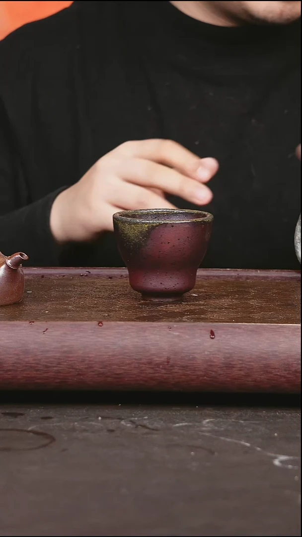 紫砂茶盘柴烧 杯