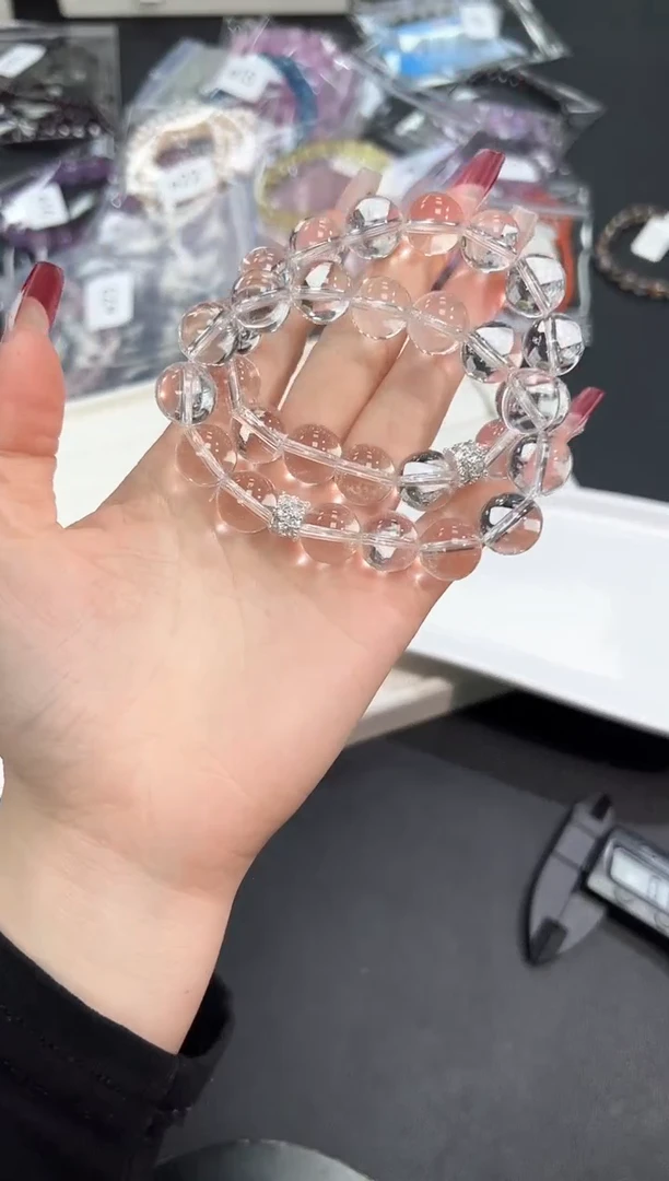 【闪购商品】水晶手串未镶嵌24e多样性发其一/1条默认微瑕