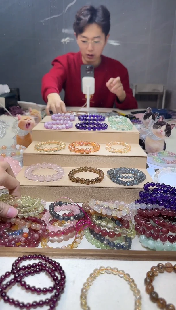 【闪购商品】水晶手链未镶嵌柠檬黄水晶8+多样性发其一