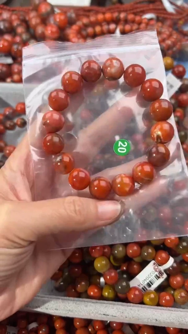 南红玛瑙手串未镶嵌13