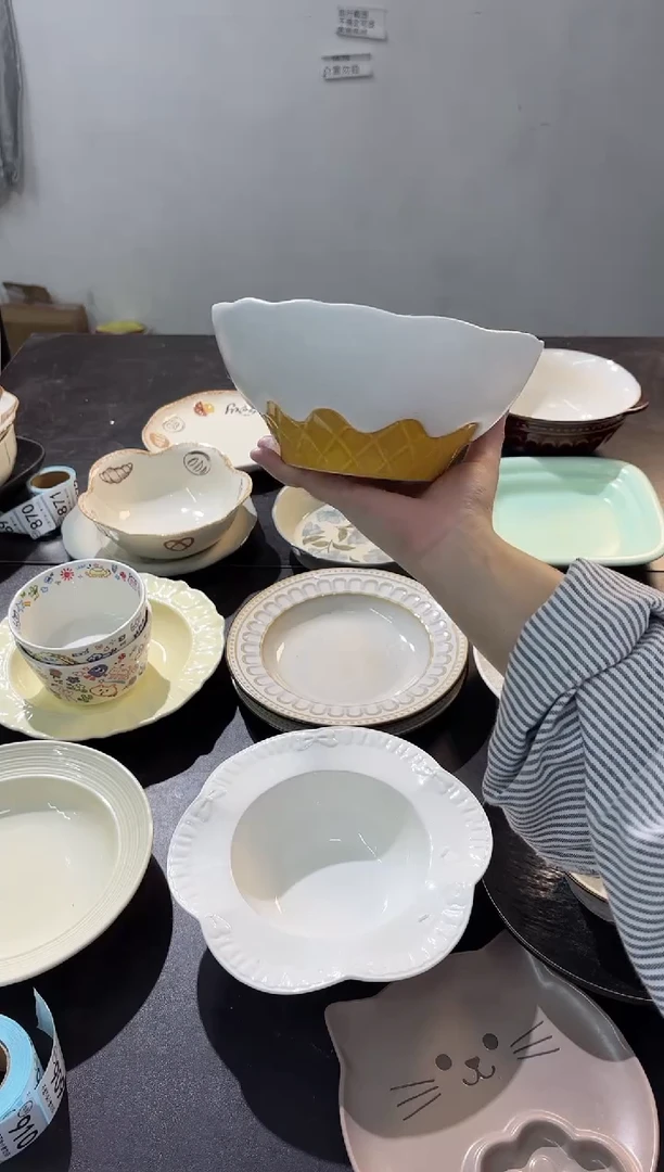 陶直播微瑕白巧碗*1