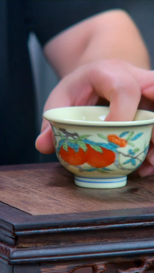 央博文化交流瓷器人物主人杯