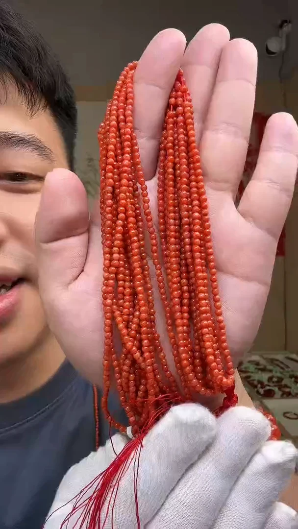 未镶嵌3mm南红玛瑙保山精品小米链（多样性发一）