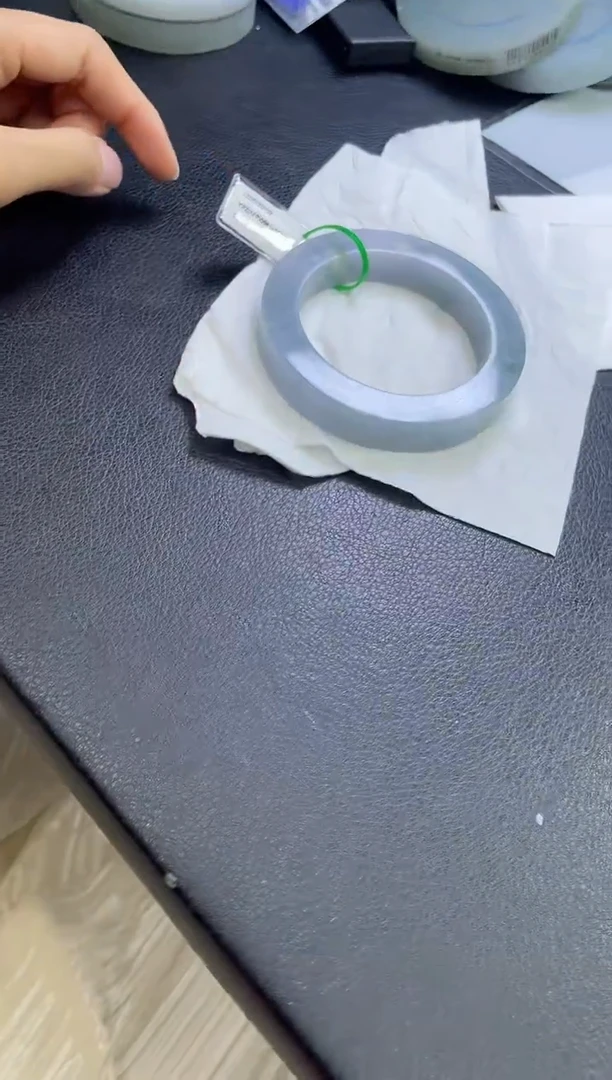 未镶嵌手镯定制翡翠毛*蚊手镯尾款