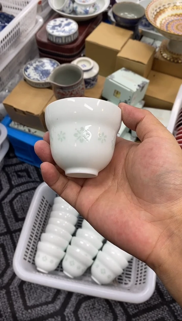 陶瓷景德陶瓷茶具容量约80