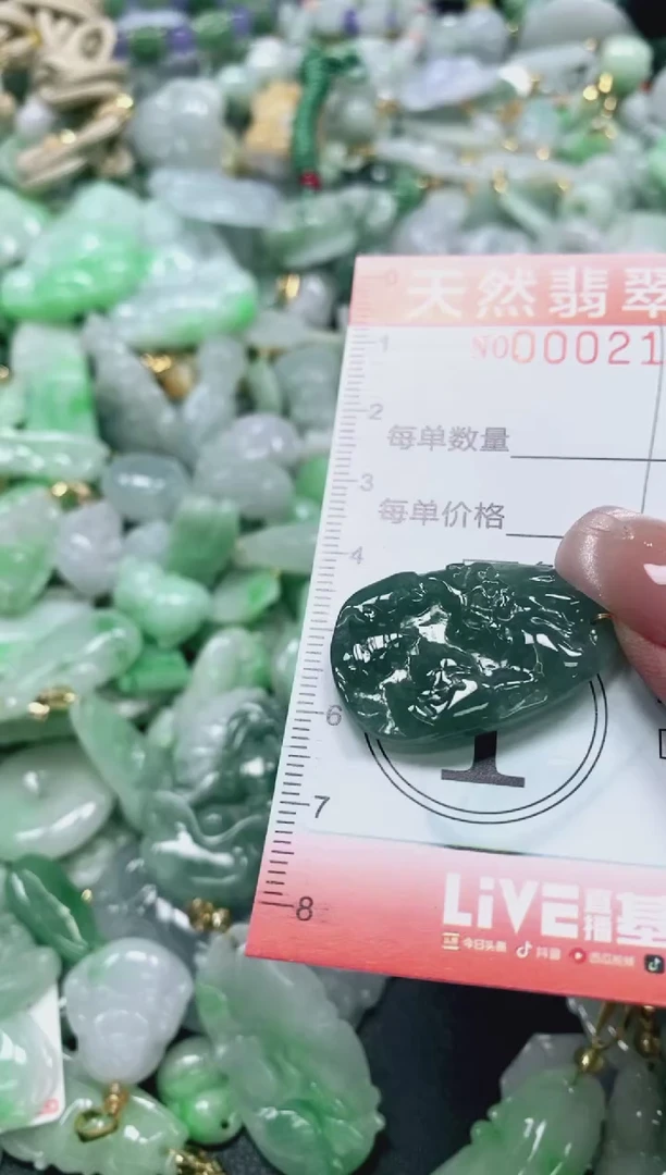 翡翠未镶嵌颈饰闪购002196