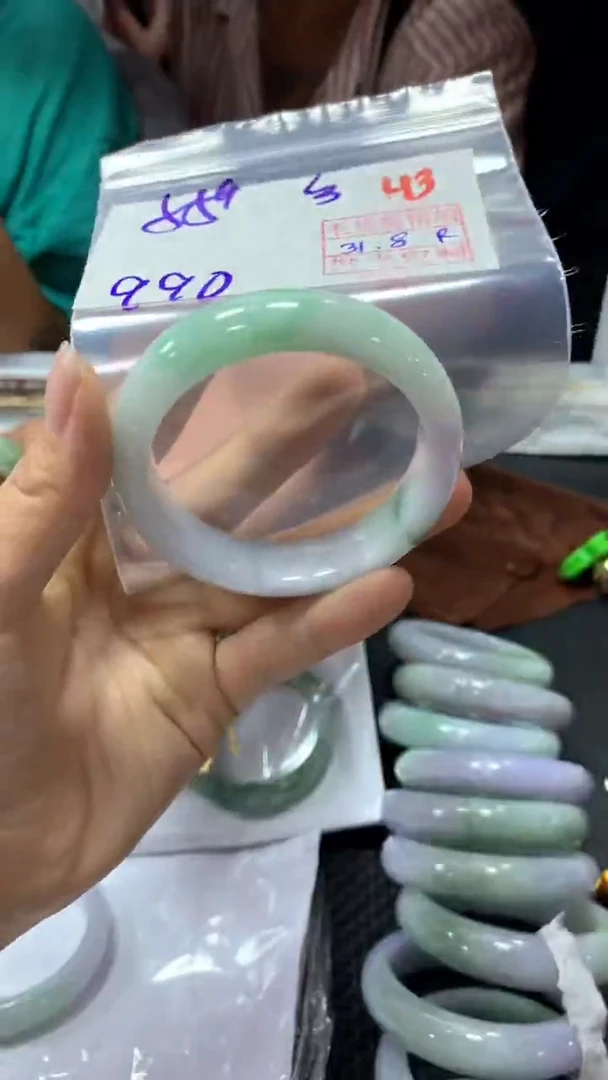 未镶嵌定制翡翠43毛货需精细抛光定制+多样性发1+990