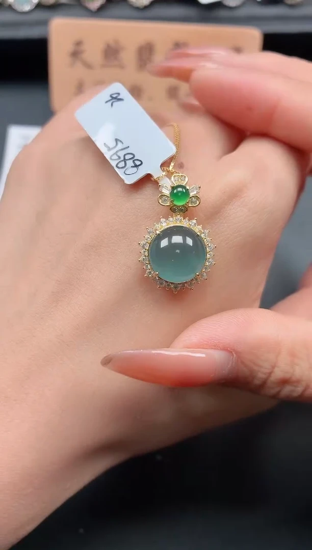 银S925镶嵌戒指翡翠1111