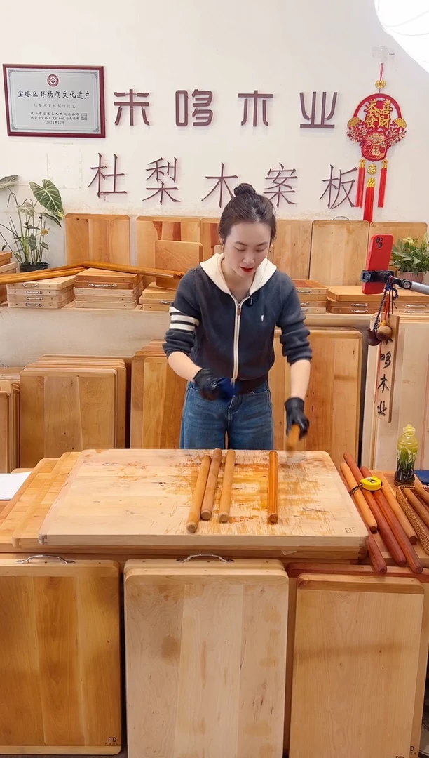 长款木47长的粗枣木面杖