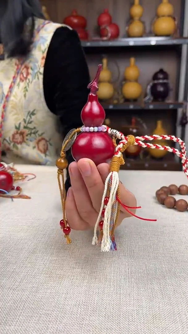 045-----大漆挂件葫芦