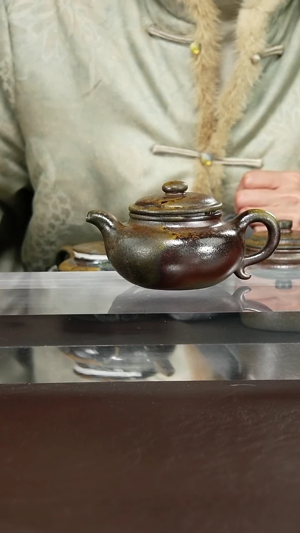 茶壶紫砂云*天青300毫升1111