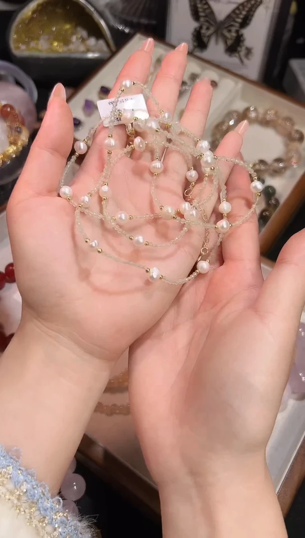 合金手链橄榄石多样性发其一，颜色微差