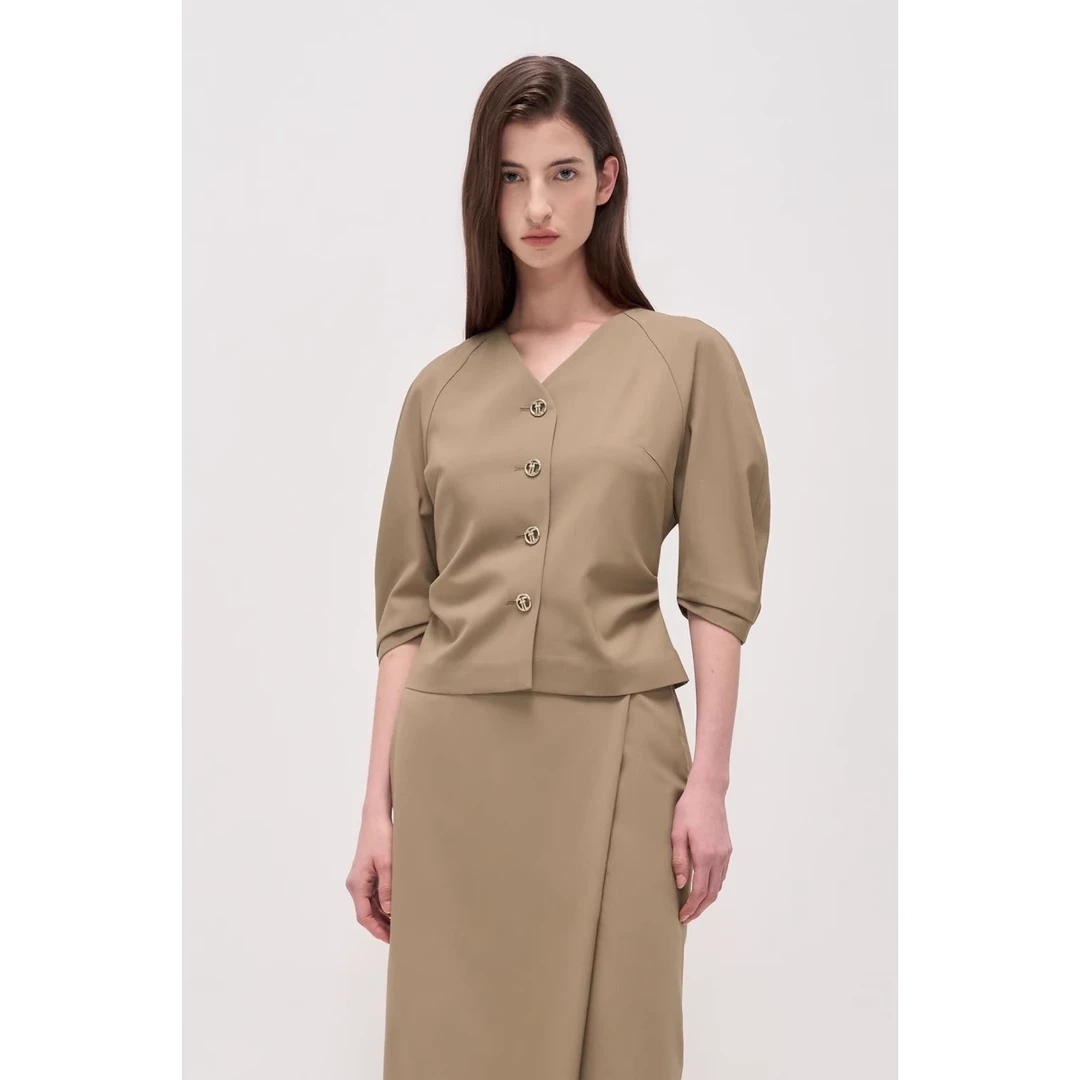 夏季简约时尚通勤风气质套装JC5655