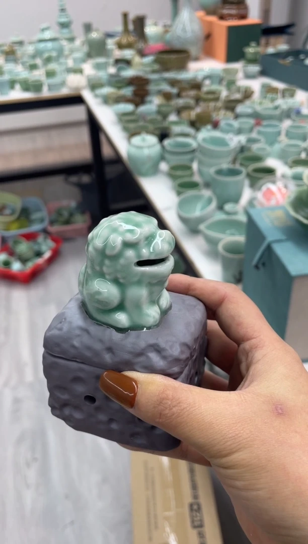 瓷特价福利 微瑕 慧仙青瓷