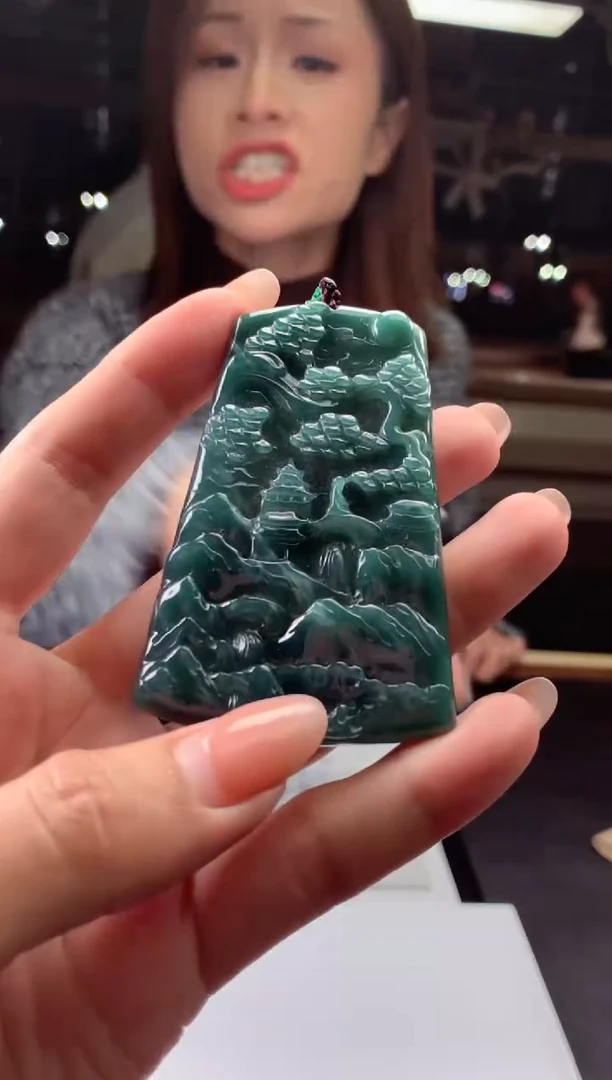 颈饰未镶嵌翡翠天然A货翡翠拍一发一