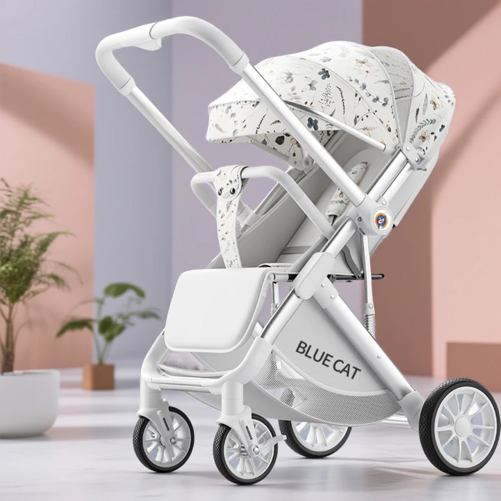 婴儿推车可坐可躺高景观轻便折叠双向婴儿车儿童手推车遛娃神Z8