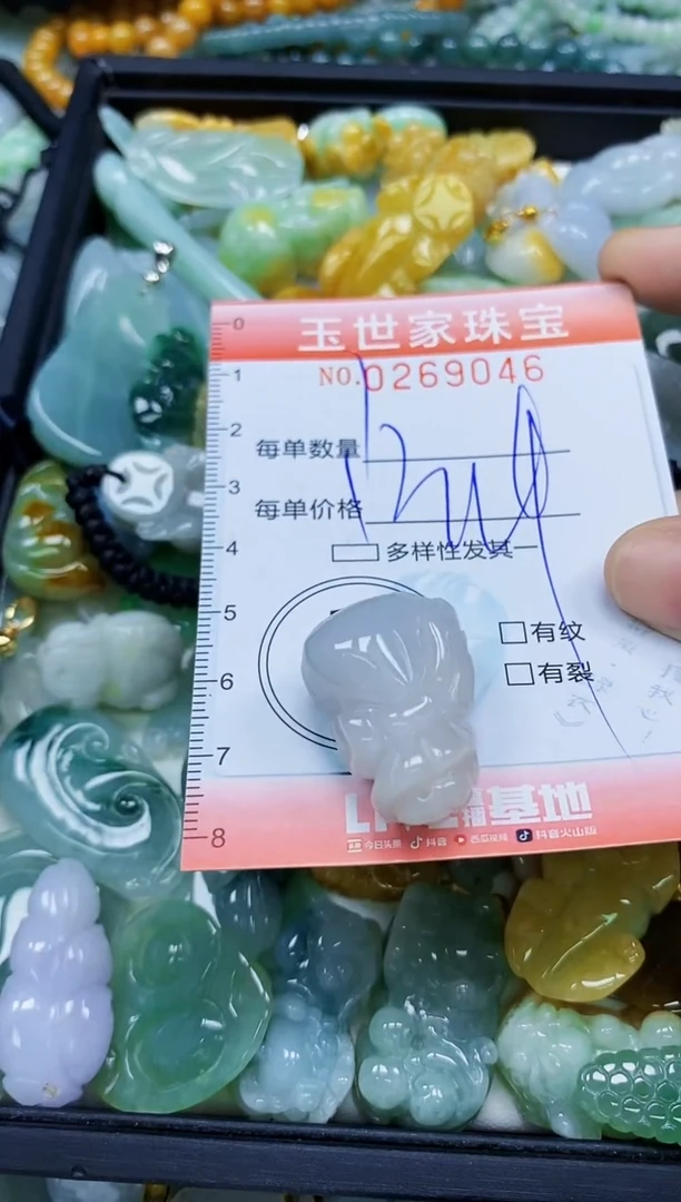翡翠未镶嵌颈饰闪购0269046