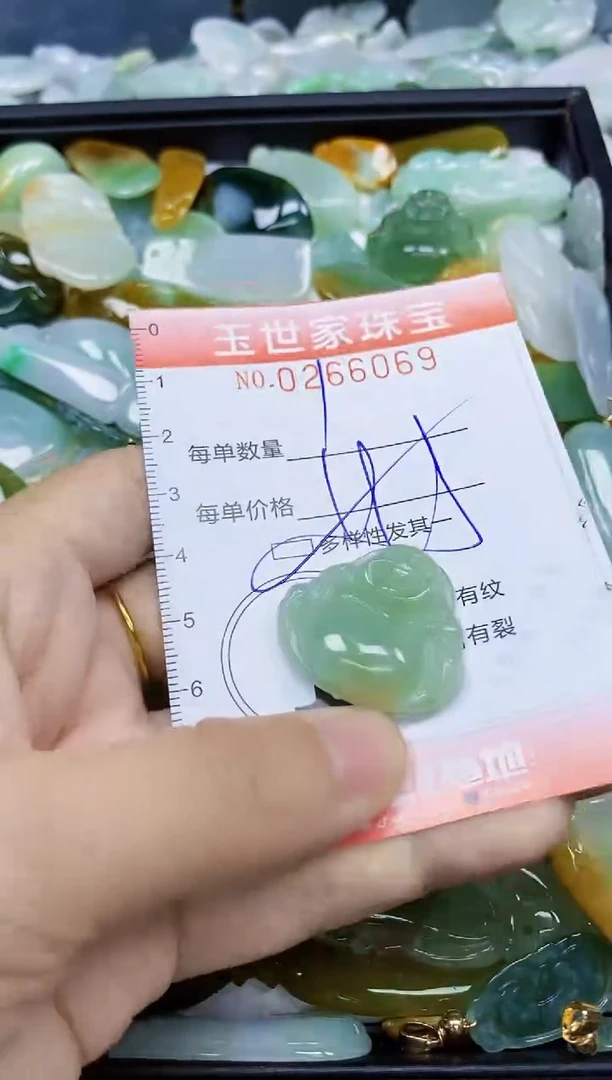 翡翠未镶嵌颈饰闪购0266069多样性发其一