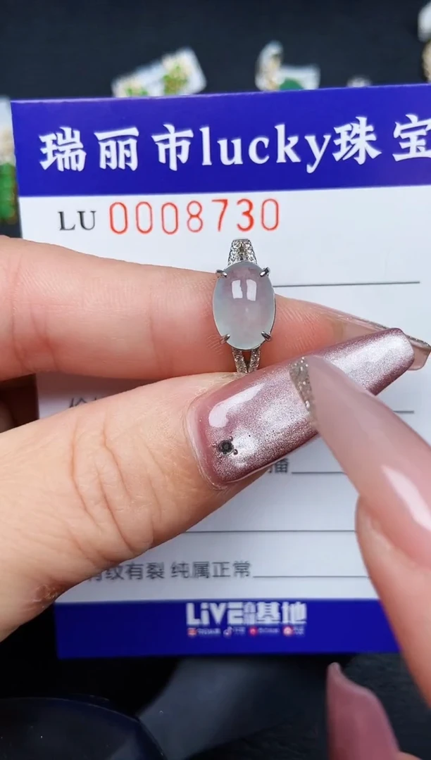 翡翠银S925镶嵌颈饰8730