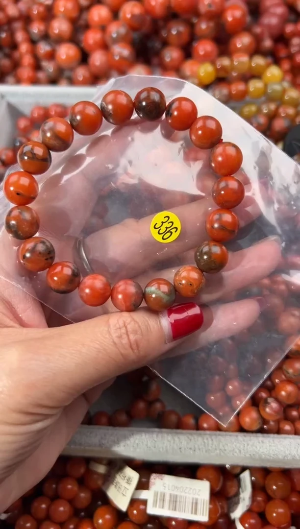 未镶嵌手串南红玛瑙10+