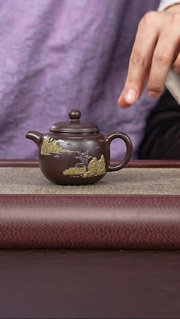 紫砂供春道婷婷紫砂28