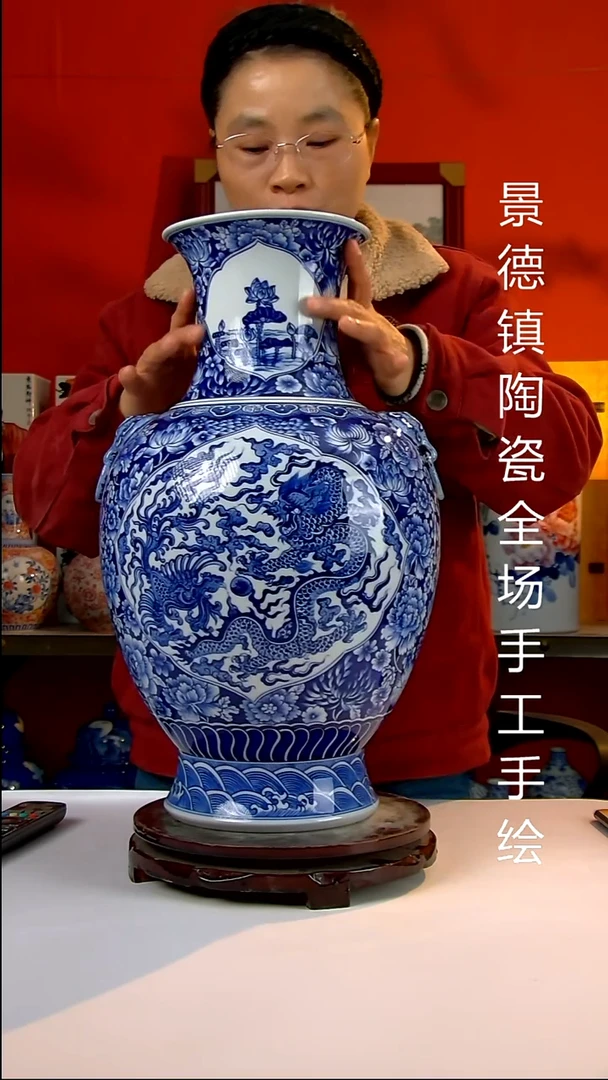 摆件陶瓷景德镇陶瓷 全场手工手绘