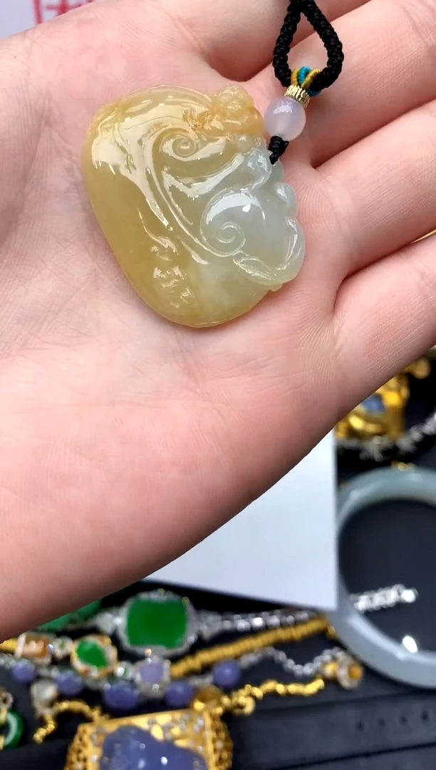 颈饰未镶嵌翡翠85-中国好珍宝