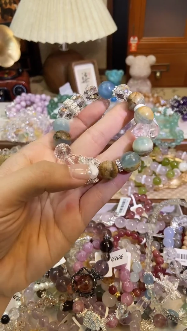 【闪购商品】方解石-水晶手串未镶嵌550
