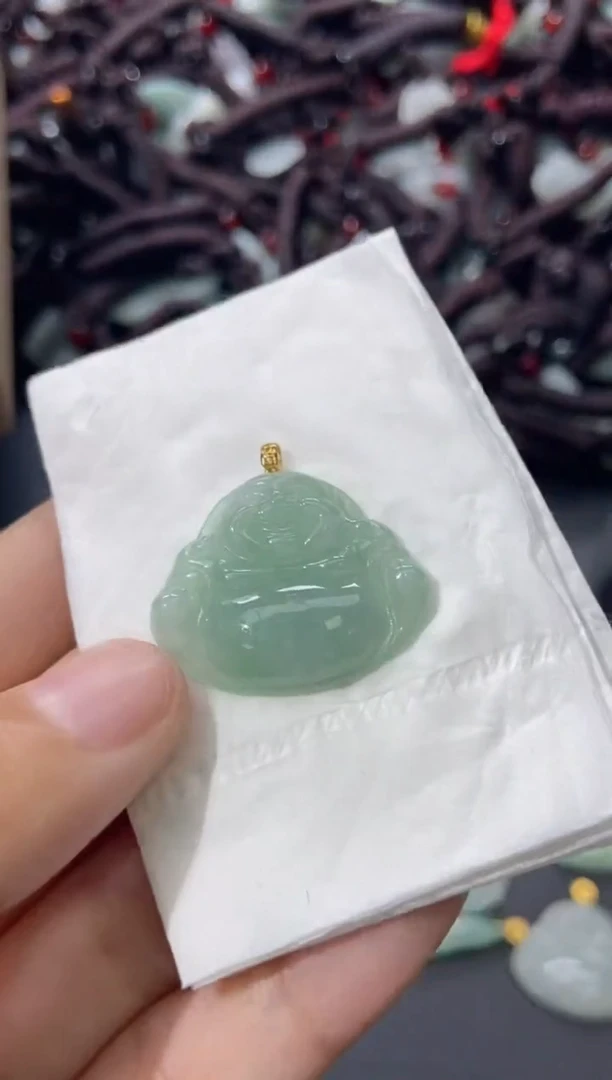 颈饰未镶嵌翡翠天然翡翠A货83