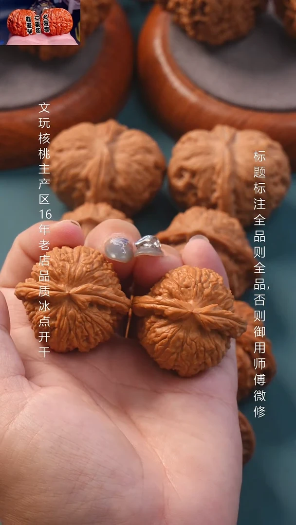 把件文玩核桃38白狮子（全品）
