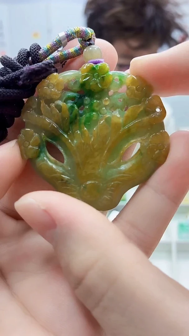 未镶嵌定制翡翠4688bb-毛货挂件56