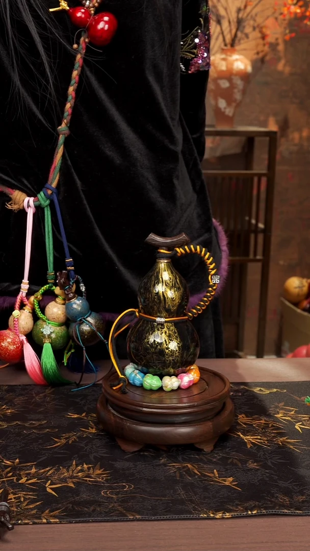 353--高端工艺大漆酒葫芦--98