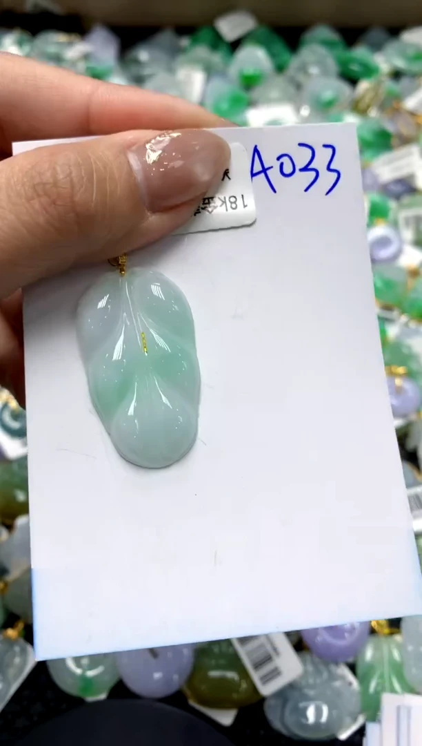 【闪购商品】翡翠颈饰18K金镶嵌1111111111111111