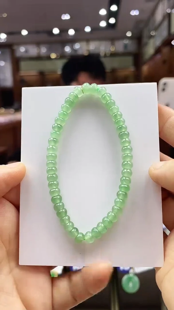 未镶嵌手串翡翠手串