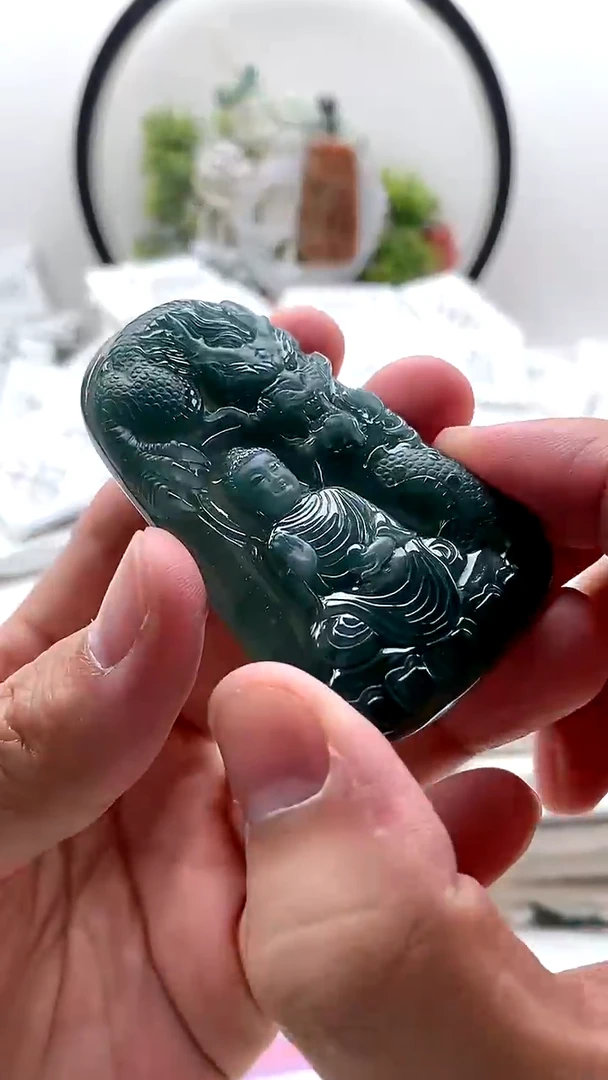 颈饰未镶嵌翡翠阿弥陀佛