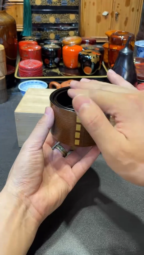 杯子两个 大漆漆器大漆漆器大漆漆器