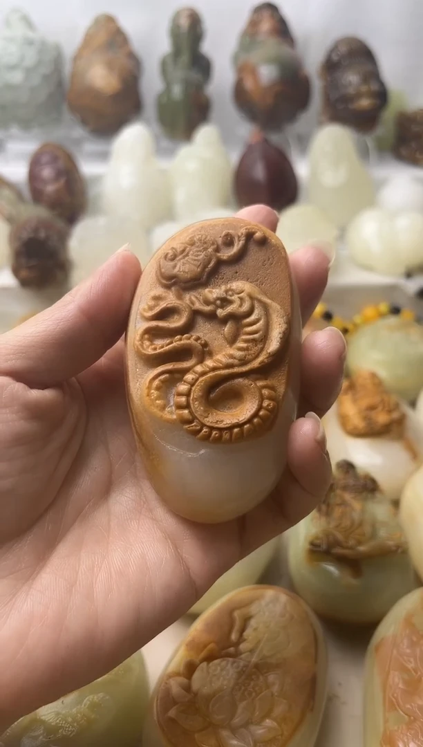 方解石棉纹正常不退换蛇微瑕