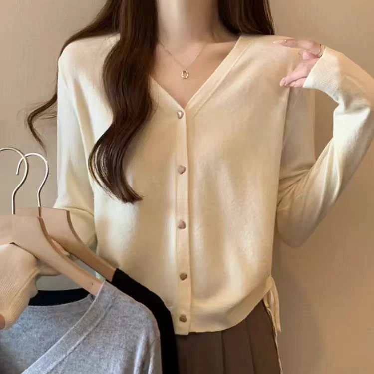 317长袖针织衫秋季一字肩百搭显瘦打底衫女