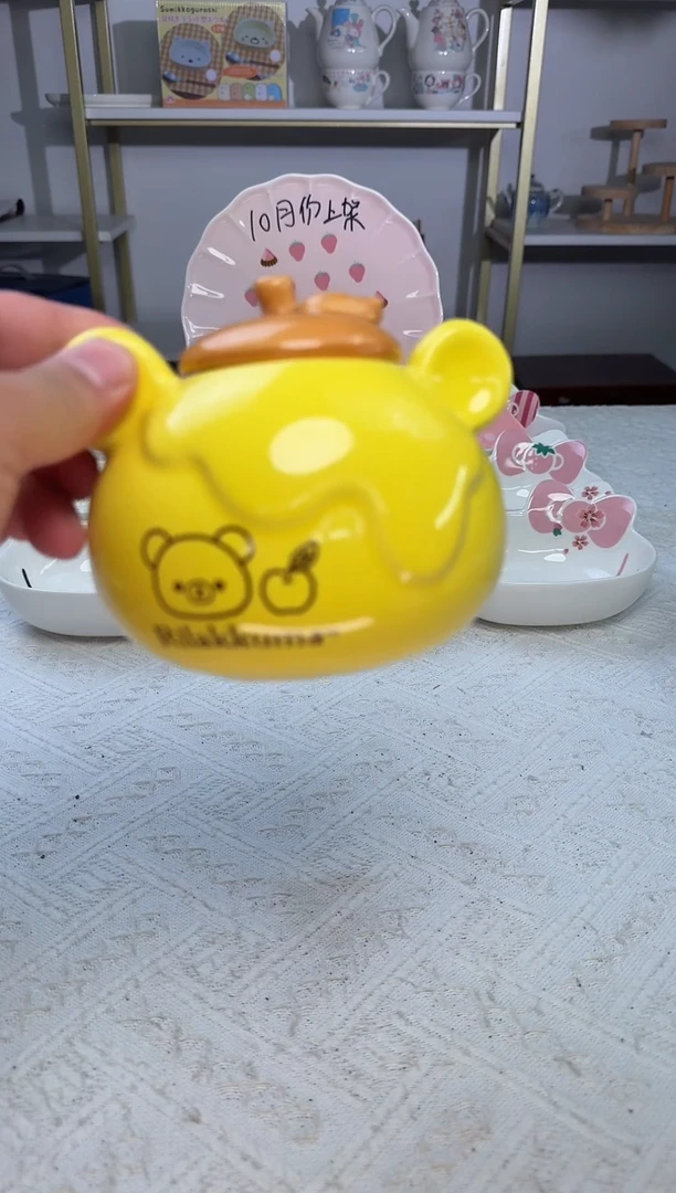 瓷片可爱卡通陶瓷餐具