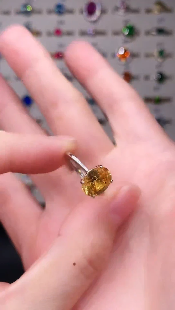 5克拉碧玺（处理）欧美风戒指