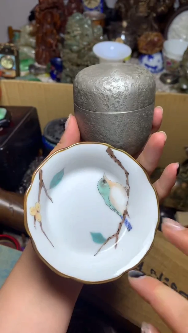 紫砂盖碗瓷器默认微瑕瓷器