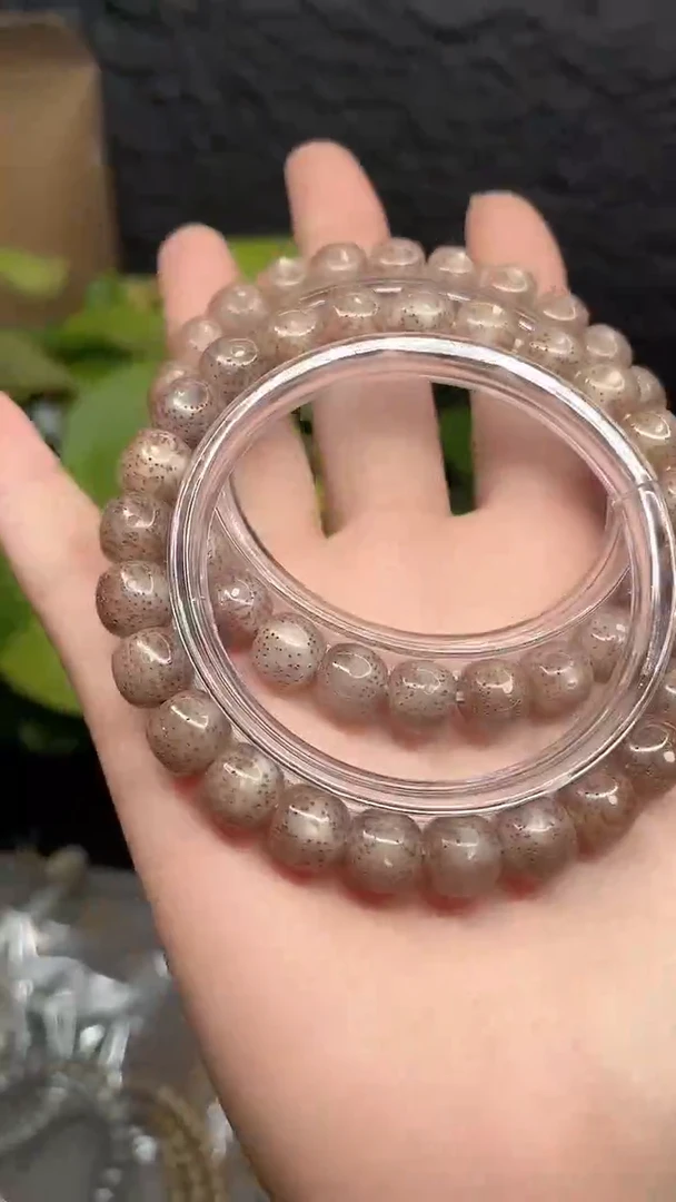 星月菩提手串海南星月菩提《A04》9X8粉冰单圈