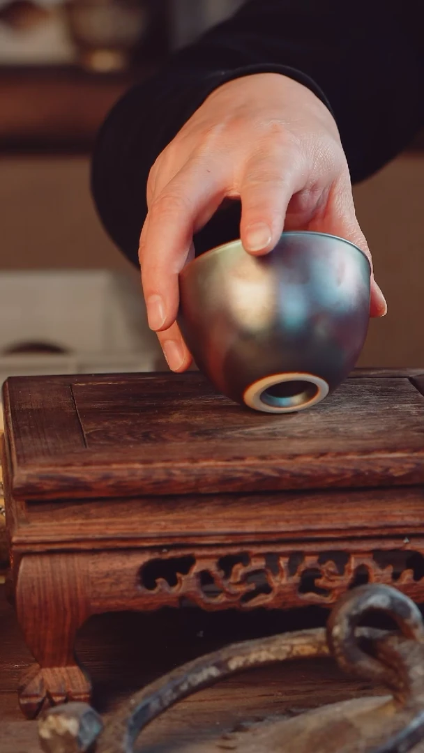 鹿***深老昌号手工手绘茶器