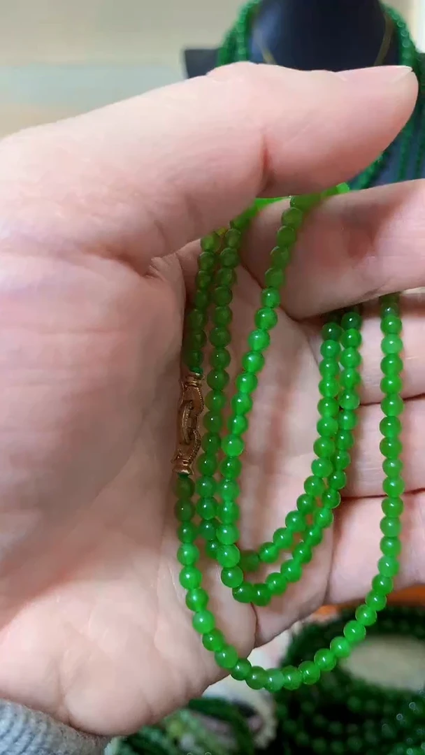 【闪购商品】和田玉（碧玉）项链未镶嵌4