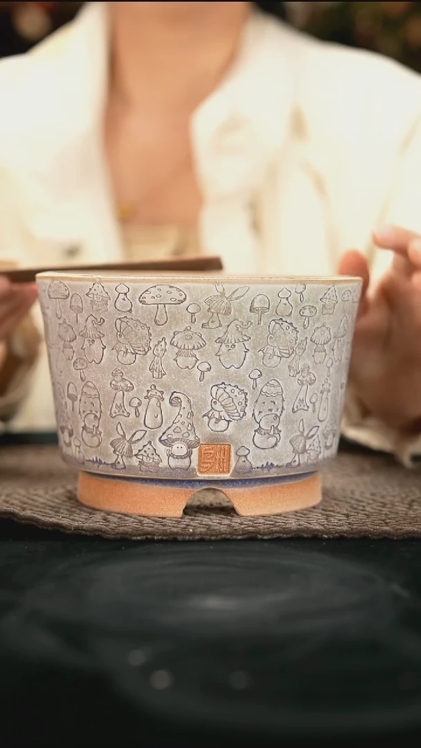 12-25-069花盆口径14瑕