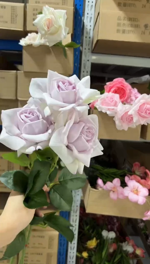 3枝紫绿色手感保湿水晶